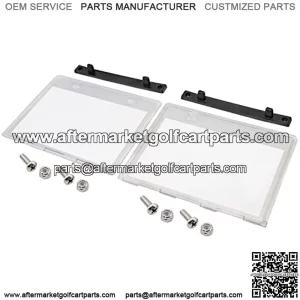 Golf Cart Transparent Hinged Message Holder for Club Car Models