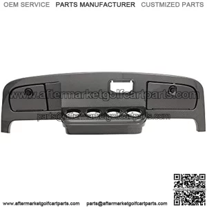 EZGO TXT Golf Cart Carbon Fiber Dash Cover Assembly with Locking Doors | Compatible with TXT (94-13) & Medalist (94-96) Models