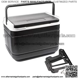 Golf Cart Ice Cooler with Mounting Bracket Kit Caddy Fit Club Car Precedent Tempo and Onward 102588101 103886801