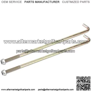 Golf Cart Battery Hold Down Rod Fits Club Car DS Electric Years 1976-2006, Yamaha G22, Replaces 102845203 JN3-H2133-00 JN2-H2133-00, Pack of 2