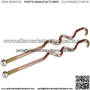 (2 Golf Cart Battery Hold Down Rod with Nuts for Club Car Precedent Electric Years 2008.5 & Up, 1033577-01