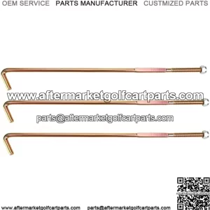 Battery Hold Down Rod J-Bolt & Nut for EZGO RXV 2008-up Electric Golf Cart, Set of 3 PCS, OEM# 602896 00571G2 11098G6