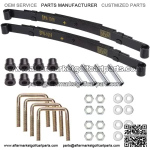 Golf Cart Heavy Duty 4-Leaf Rear Leaf Spring Kit for EZGO TXT 1994-2009 74207G02