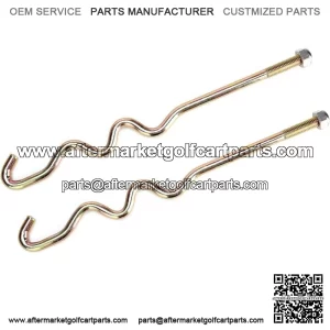 2pcs Golf Cart Battery Hold Down Rod Bolts Nut for Club Car Precedent 103357701