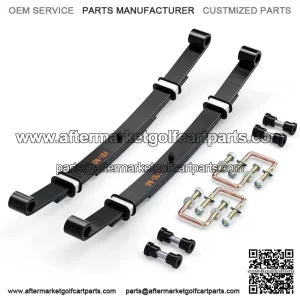 Heavy Duty 3 Leaf Rear Leaf Spring for EZGO TXT 1995-up Golf Cart W/ Bushing