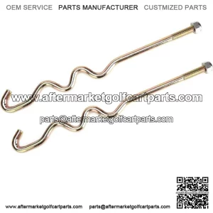 2pcs Golf Cart Battery Hold Down Rod Bolts Nut for Club Car Precedent 103357701