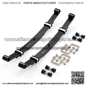 Heavy Duty 3 Leaf Rear Leaf Spring for EZGO TXT 1995-up Golf Cart W/ Bushing