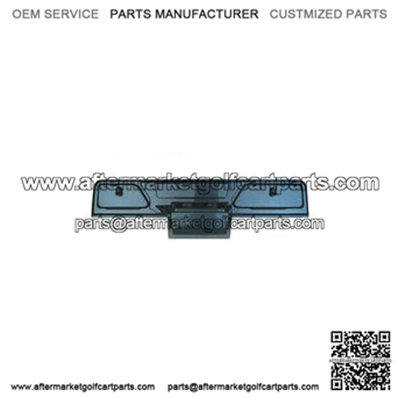 Carbon Fiber EZGO Golf Cart Dash With 2 Cup Holders 2 Locking Doors 1986 - 1993