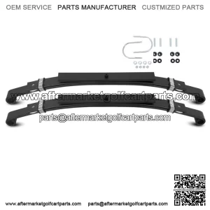 Set of 2 Rear Leaf Heavy Duty Springs For Club Car DS Golf Cart 1981+