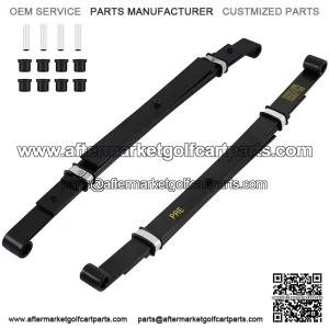 Heavy Duty Leaf Springs for Club Car Precedent Golf Cart (4 Leafs Rear set of 2)