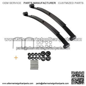 Heavy Duty Golf Cart Rear Leaf Spring Kit (2 Leaf ) For EZGO RXV 2008+, Set of 2
