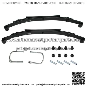 Pair(2) Dual Action Rear Heavy Duty Leaf Springs Set For Club Car DS Golf Cart