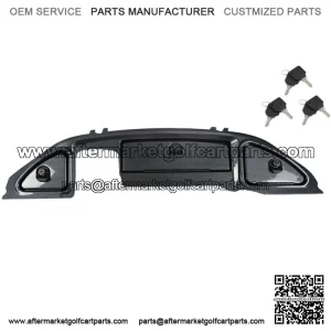 Golf Cart Carbon Fiber Dash W/ Locking Doors For Club Car Precedent 2008-Up