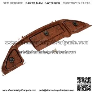 Fit Club Car Precedent Golf Cart Wood Grain Look Dash w/ Locking Doors 2008.5+