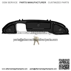 Painted Black Dash Cover For 2008.5-Up Golf Cart Club Car Precedent Tempo Onward