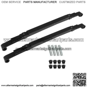 Set of for Club Car Precedent Golf Cart Rear Heavy Duty Leaf Springs - 2004-up