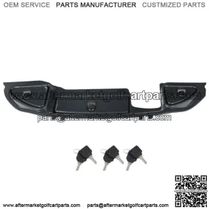 Carbon Fiber Dash with Locking Doors 2008.5 + For Club Car Precedent Golf Cart