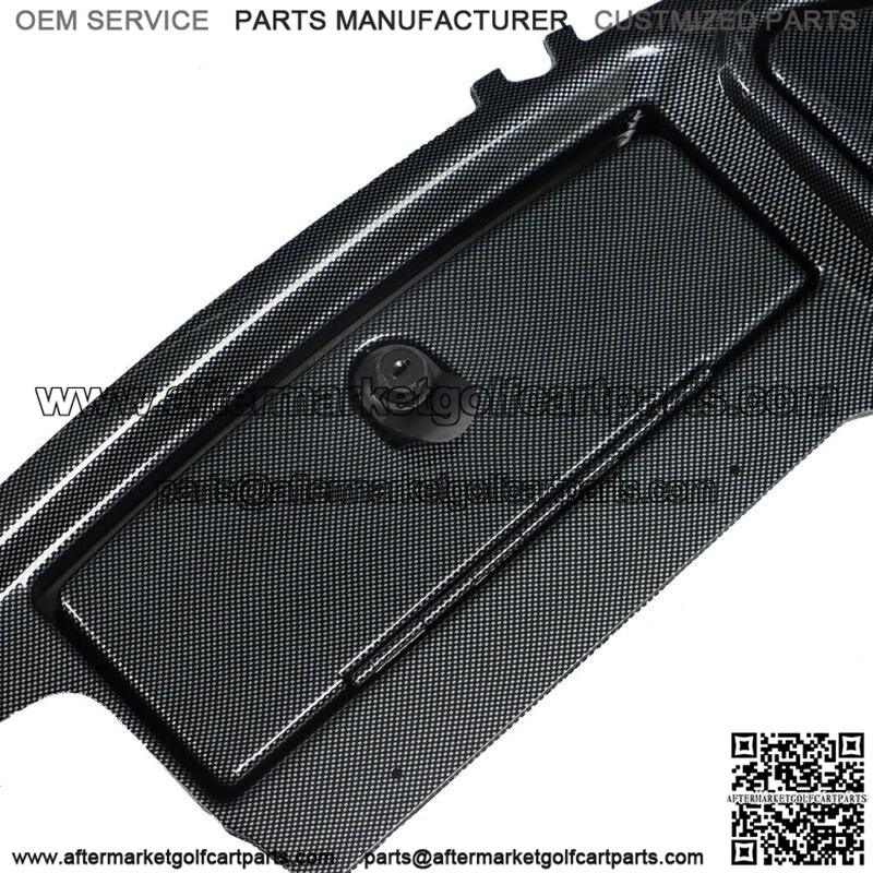Carbon Fiber Dash with Locking Doors 2008.5 + For Club Car Precedent Golf Cart - Image 4