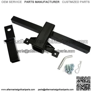 Black Steel Trailer Hitch for Club Car DS Golf Carts 1982 & up