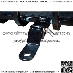 Golf CART Trailer Hitch, FITS ON Backseat FOOTREST- Club CAR, EZGO, Yamaha
