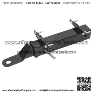 For Club Car Ezgo Yamaha Black Golf Cart Trailer Hitch Fits on Backseat Footrest