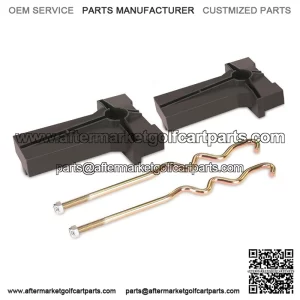 Club Car Precedent 2008.5-UP 8V Battery Hold Down Plate Rods Kit OEM# 103374801, 103357701