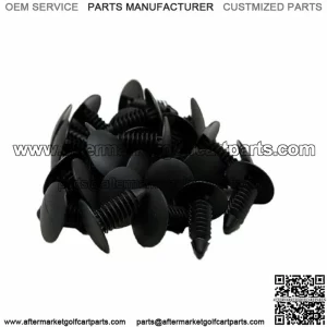 Golf Cart- Black Plastic Christmas Tree Plugs (100 Count)