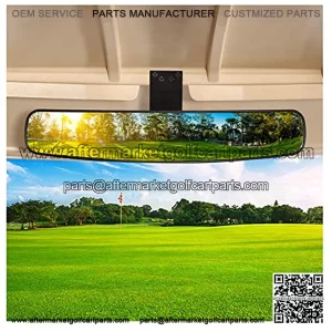 Golf Cart Mirror for EZGO, Club Car, Yamaha, Golf Cart Rear View Mirror