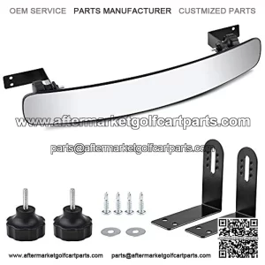 Golf Cart Rear View Mirror 16.5 Inch Extra Wide Golf Cart Rear View Mirror Fit for EZGO