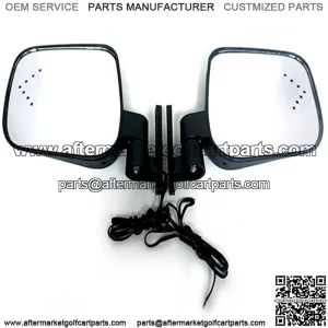 Golf Cart Universal Side Mirrors with Blinkers