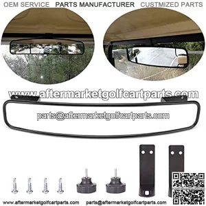 Golf Cart Mirror, Rear View Mirror For Golf Cart Car EZGO EZ-GO Club Car Yamaha , Golf cart Panoramic Rear View Mirror,16.5" Extra Wide 180 Degree