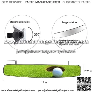 Golf Cart Rear View Mirror for Yamaha EZGO Club Car Parts Accessories