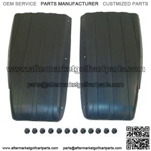 Club Car DS Scuff Guard in Black (Set of 2 Guards with Rivets, Fits 1981+)