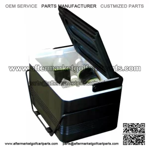 Golf Cart Cooler - 9qt Black Igloo Cooler (Fits Twelve 12oz Cans) - Fits , Yamaha,