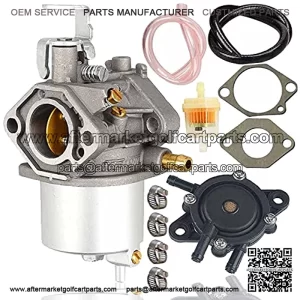FE290 Carburetor+Fuel Pump for Golf Cart Club Car DS & Precedent Turf Carryall FE290 Engines Carb 1018056-01 101805601 1019056-01 101905601 1016438 1016439 1016440 1016441 1016478 17561,1998-UP Carbur