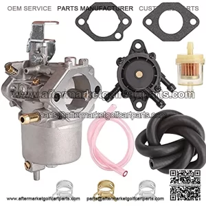 Carburetor Fuel Pump kit for Club Car DS & Precedent, Turf, Carryall 1998-2018 Golf Cart with FE290 Engines, Replaces OEM 1016438, 1016439, 1016440, 1016441, 1016478, 101805601, 101905601, 17561