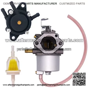 New Carburetor with Fuel Pump Fuel Filter for Club Car DS or Precedent Golf Cart 92-97 FE290 Kawasaki