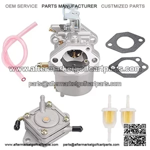 Tvent FE350 Carburetor 101905901 Replacement for Club Car Golf Cart Precedent Turf Carryall 1996-UP Carb 1016441-01 1018059-01 1019059-01 1035245-01 1016438 1016439 1016440 1016441 with Fuel Pump