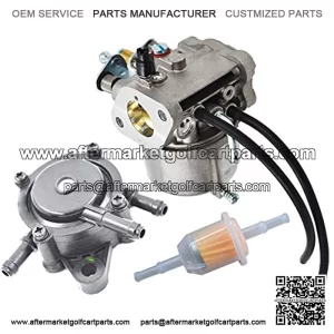Carburetor with Fuel Pump & Filter for EZGO TXT Golf Carts 295cc EZ GO 1991-UP
