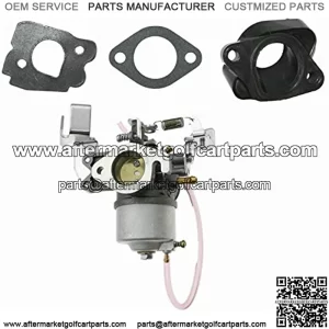 Golf Cart Carburetor With Intake Spacer Joint Fit For 1985-1995 Yamaha 4 cycle G2 G8 G9 and G11 Gas Models