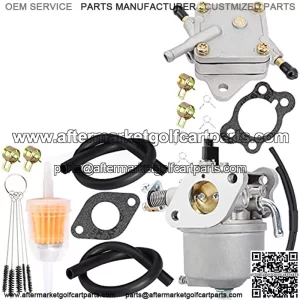 Carburetor Fuel Pump Compatible with EZGO Golf Cart Gas Car 350cc Robin Engines 4-Cycle Engines Workhorse & ST350 Carb 17559 72558G01 72558G05 72840G02 CARB-016A 520-184 72021G01