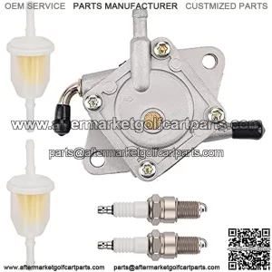 1014523 Fuel Pump Replacement for Club Car Gas Golf Cart DS & Precedent from 1984 to present 290FE & 350FE Kawasaki Engines