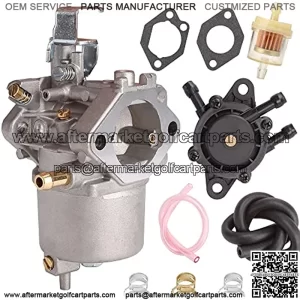 Carburetor Fuel Pump kit for Club Car DS & Precedent, Turf, Carryall 1998-2018 Golf Cart with FE290 Engines, Replace OEM 1016438, 1016439, 1016440, 1016441, 1016478, 101805601, 101905601, 17561