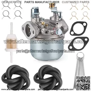 Carburetor Kit for EZGO Marathon 2-stroke Gas 1988, Replace OEM 14031G1, 14031-G1, 21740G1, 21740-G1, 4798, 520187, 520-187
