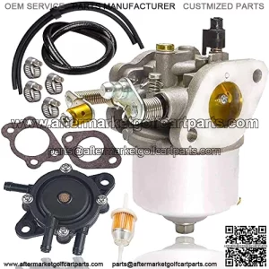 295cc Carburetor+Fuel Pump for EZ-GO Marathon Medalist TXT 4-Cycle Golf Carts 1991-up with 295cc Engines 26645-G01, 26645-G03, 26645-G04, 72558-G02, 72558-G03, 26726-G01, 26727-G01, 603901 17553,New