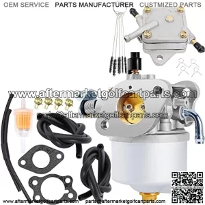 Golf Cart Carburetor Fuel Pump Compatible with EZGO Gas 350cc 4-Cycle Robin Engine Workhorse ST350 ST-Sport TXT MPT Shuttle Clays Car 72558-G01 72558-G05 72840-G02 72873-G01 17559 520-184 Carb