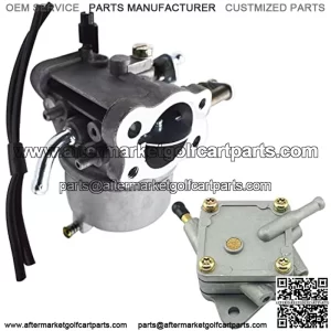 Carburetor with Fuel Pump Replacement for Workhorse ST350 EZGO Golf Cart Gas Car 350cc Robin TXT Medalist 4-Cycle Engines 72021-G01