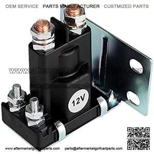 12V 4 Terminal Solenoid Relay for Marathon 1979-1994 Gas 2/4 Cycle Golf Cart