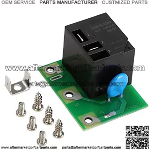 Golf Cart Relay Board Assembly for E-Z-GO Electric Vehicles, Replaces Powerwise Charger II OEM# 603197 E5957