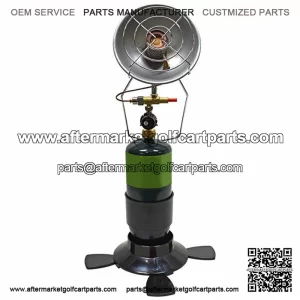 Portable Golf Cart Propane Heater w/ Cup Holder Adapter